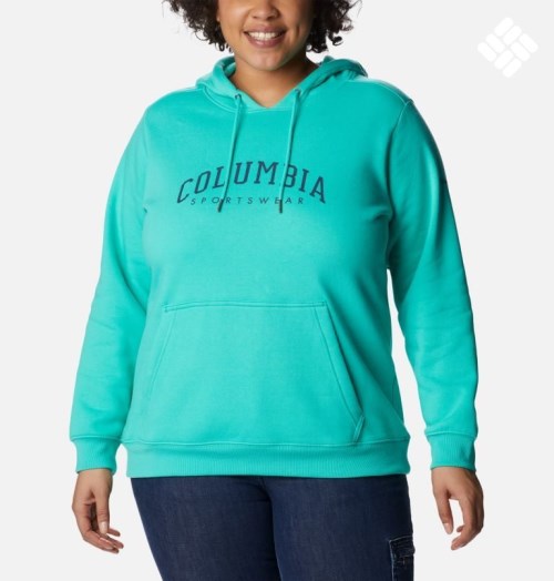 Columbia Logo Hettegensere Dame Turkis | Plus Size 96328N